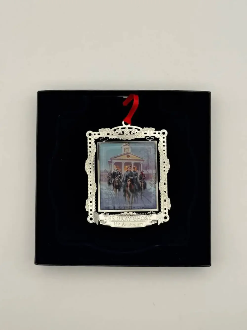 Mort Kunstler 2010 The Gray Ghost #1094 Civil War Christmas Ornament